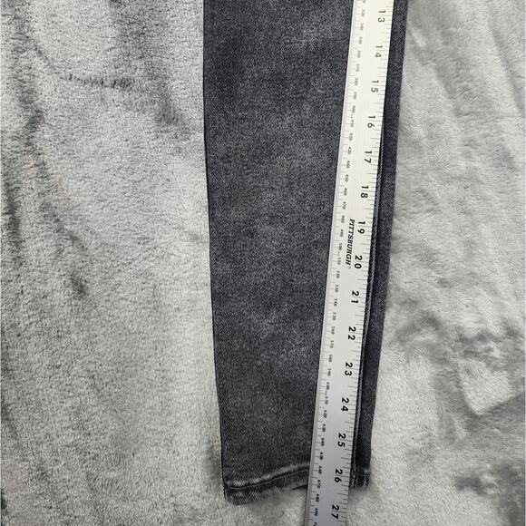 Old Navy Jeans Womens 4 Washed Black Extra High Rise Rockstar Super Skinny - Picture 9 of 11